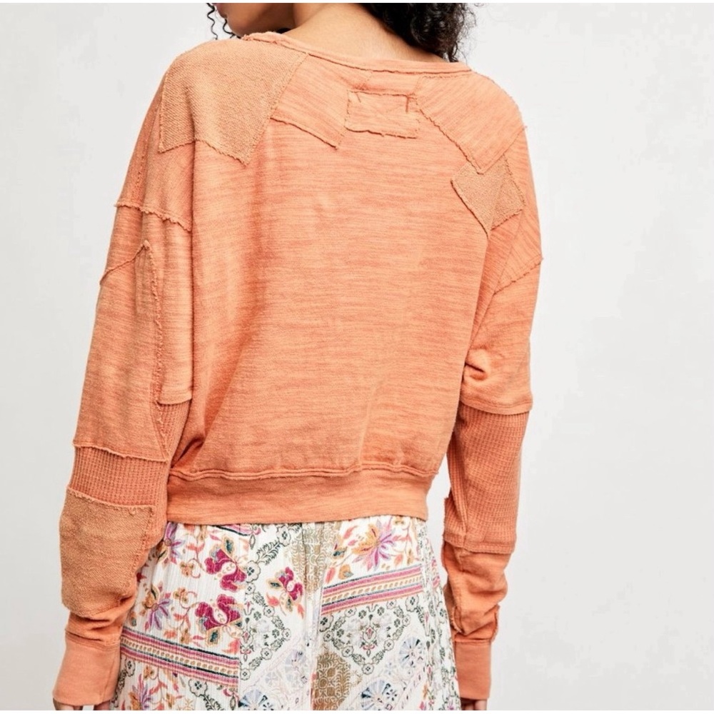 Free People 5 Star Tee / Sweet Cinnamon NWT SZ XL - Picture 4 of 14